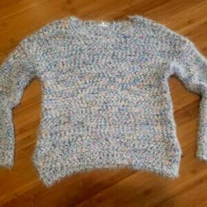 Easel fuzzy oversized multi sweater S